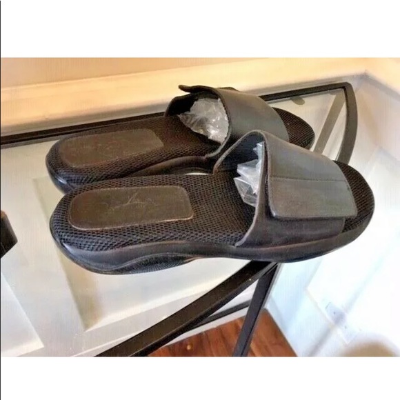 MENS PRADA BLSCK SANDALS 8.5 - Picture 6 of 8